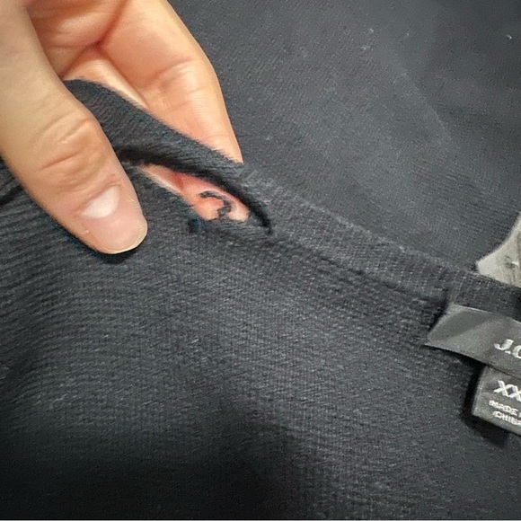 J crew Juliette collarless sweater blazer black size XXS - Picture 3 of 3